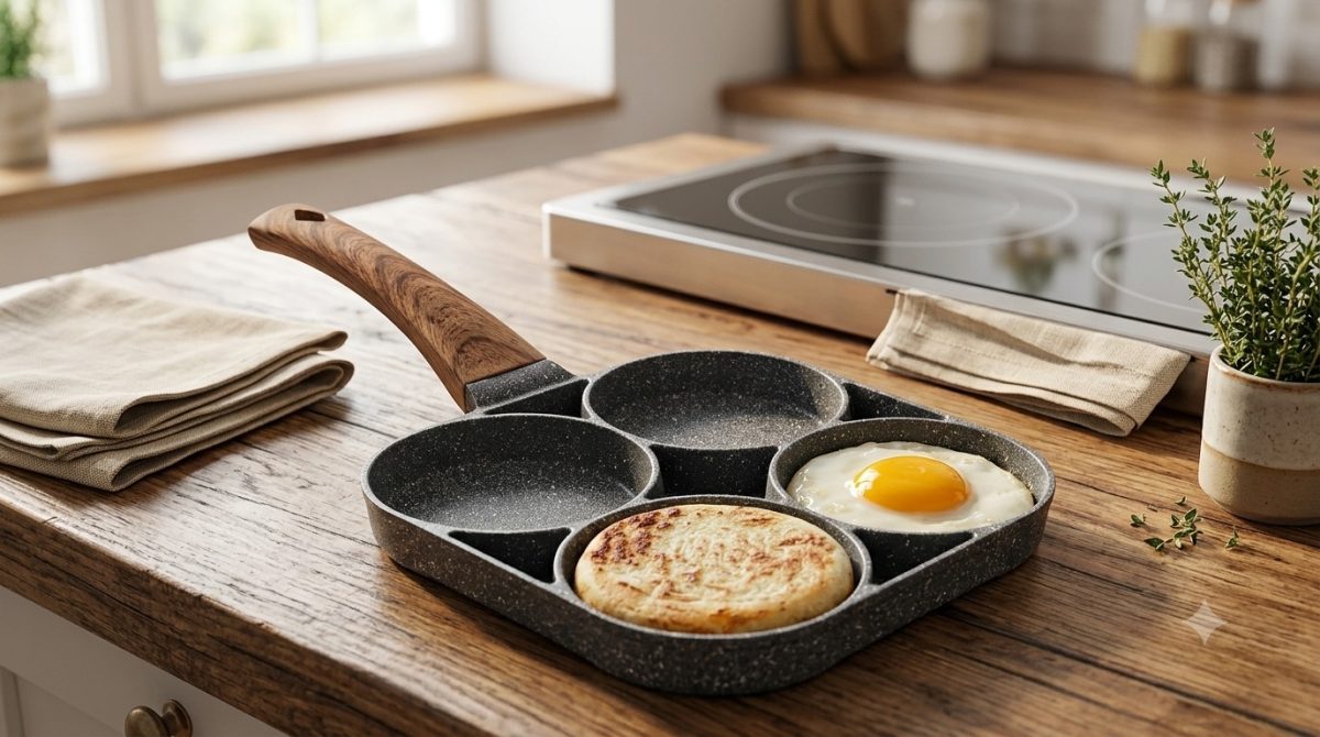 4 Hole Omelet pan